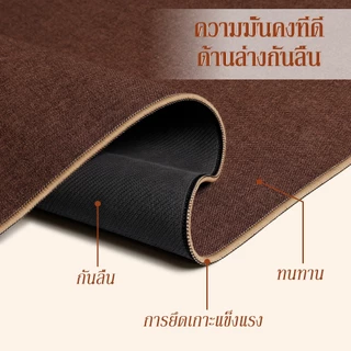 พรมปูพื้น สำหรับรองเก้าอี้ กันลื่น ปกป้องพื้น กันเสียงคอมพิวเตอ
