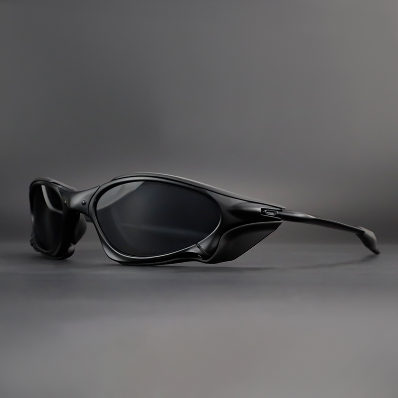 แว่นกันแดดโพลาไรซ์ UV400 Protection Anti-Glare Camping Driving Sport แว่นกันแดดโลหะพร้อมโล่ด้านข้าง
