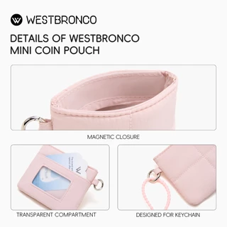 WESTBRONCO ยิปโซ (Gypso) – พร้อมสายคล้องข้อมือ กระเป๋าสตางค์บุนุ่มลายควิลท์ แบบไม่มีซิป ที่ใส่บัตรพร้อมฝาปิดแม่เหล็ก และพวงกุญแจ น้ำหนักเบามากกกก เหมาะสำหรับใช้ในชีวิตประจำวัน