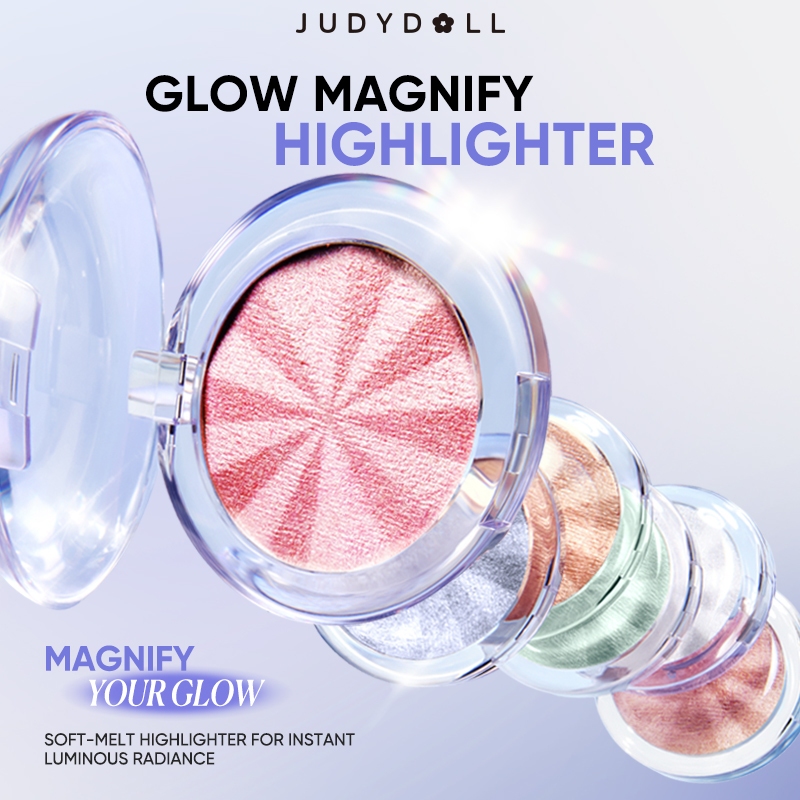 [ใหม่]Judydoll Glow Magnify Highlighter เงาสูง แรงกระแทกสูง