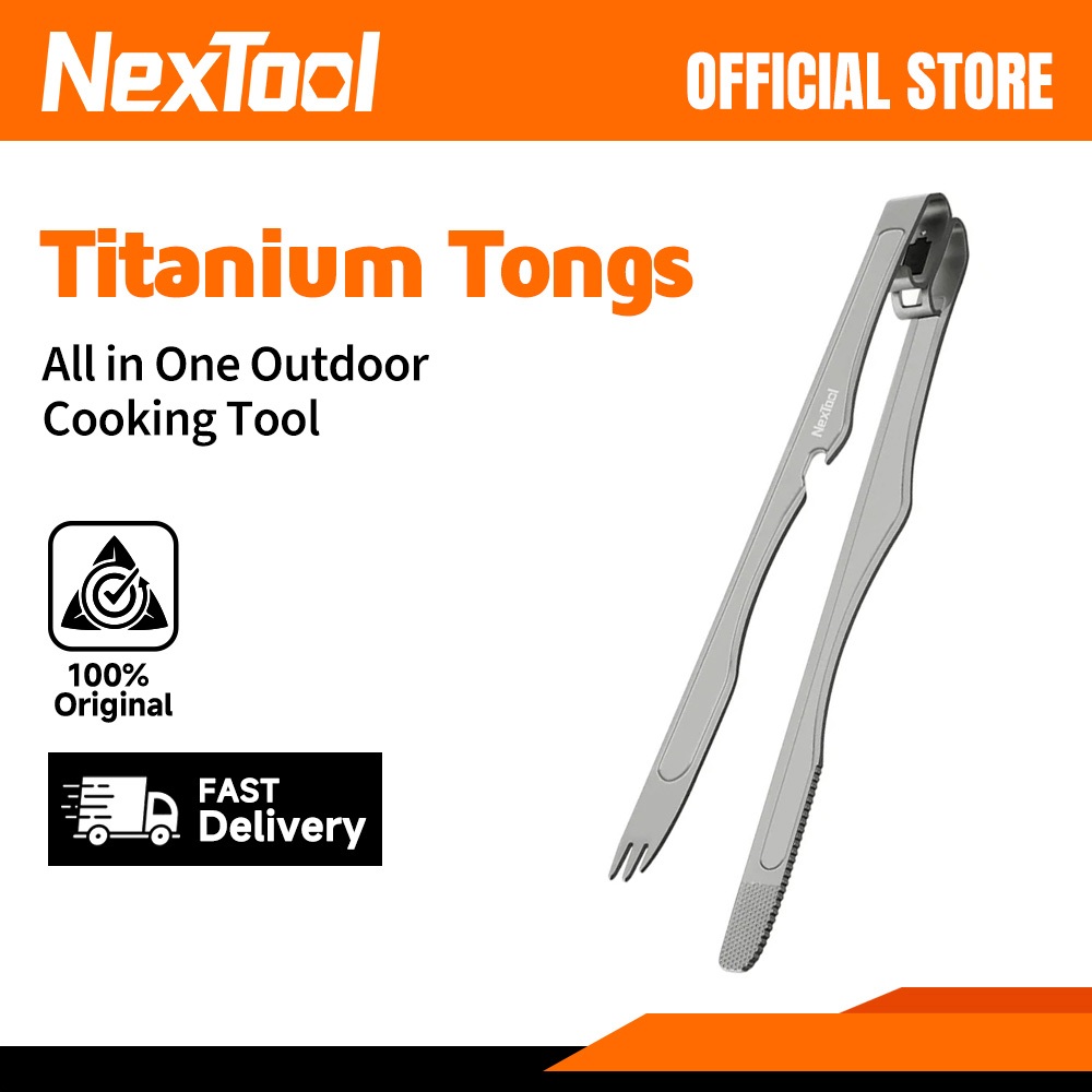 Nextool 4-in-1 มัลติฟังก์ชั่นแหนบไทเทเนียมบริสุทธิ์ต้านเชื้อแบคทีเรีย Mould-Resistant แบบพกพา NE20253