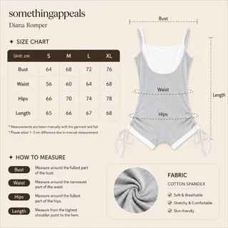 somethingappeals บอดี้สูทสายเดี่ยว สีคู่ลายสองชั้น ทรงกระชับขาสั้นมีเชือกข้าง สไตล์คาวบอย