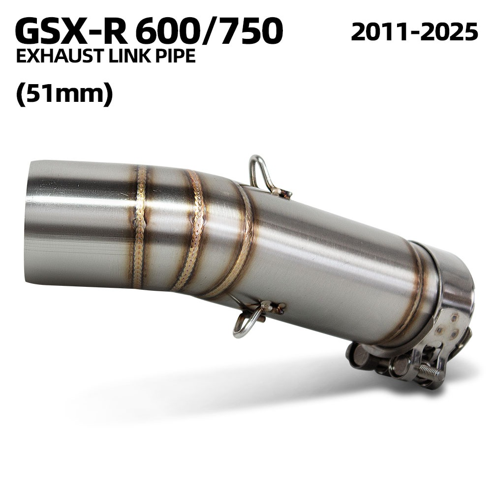 สําหรับ Suzuki GSXR600 GSXR750 GSXS750 GSX-R600/R750/S750 2011-2015 รถจักรยานยนต์ไอเสีย Escape กลาง 