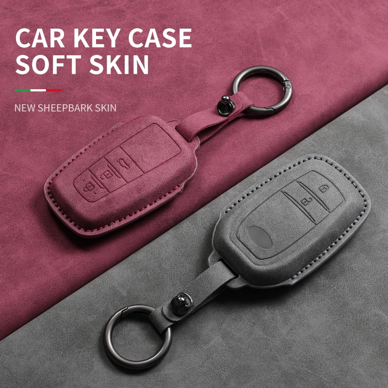 พร้อมส่ง Luxury เคสกุญแจรถ toyota หนัง ครอบเต็มตัว กันรอย กันกระแทก ไม่บดสัญญาณ สำหรับ for Corolla Altis Corolla Cross Camry RAV4 อุปกรณ์เสริมรถยนต์ โตโยต้า