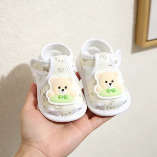 รองเท้าแตะ Cloth Sole Soft Sole รองเท้าเด็กน้ําหนักเบากันลื่นเหมาะสําหรับเด็กชายและเด็กหญิงรองเท้าแตะน่ารัก