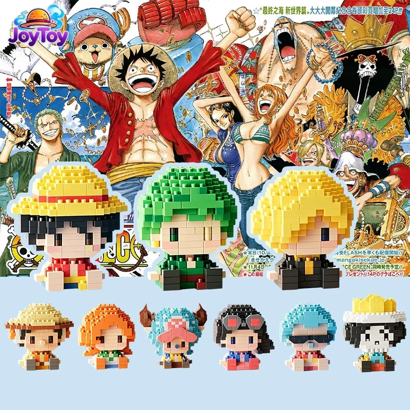 JoyToy บล็อกตัวต่อวันพีซ ตัวละครอนิเมะ ของสะสม ประกอบง่าย สวยงาม ส่งฟรี