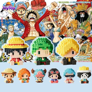 JoyToy บล็อกตัวต่อวันพีซ ตัวละครอนิเมะ ของสะสม ประกอบง่าย สวยงาม ส่งฟรี