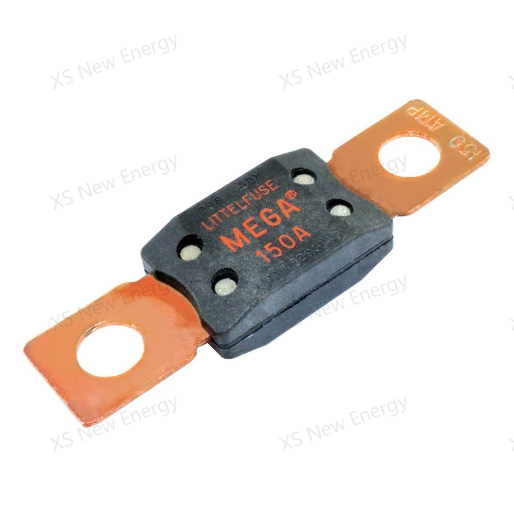 298 Littelfuse MEGA Bolt-Down Fuse 32V DC 80-225A | 2000A ความจุทําลาย M6 ฟิวส์พลังงานแสงอาทิตย์ยานย
