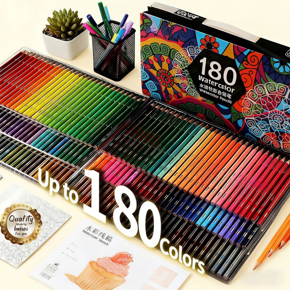 Brutfuner Oily Art ดินสอสีชุดสําหรับสมุดระบายสีสําหรับผู้ใหญ่ศิลปินวาด Sketching Crafting สําหรับผู้เริ่มต้น/ศิลปิน