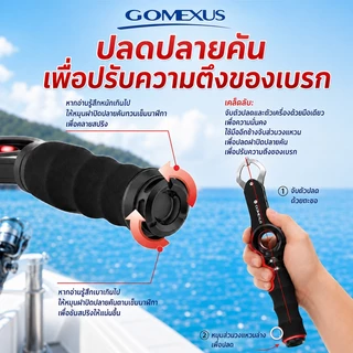 Gomexus กริปเปอร์ คีมปลดปลา ชั่งน้ำหนักได้ 18 kg Fish Lip Grip ชุดอุปกรณ์ตกปลาชิงหลิว ครีมปลดปลา คีมหนีบปลา คลิปเปอร์ตกปลา ที่คีบปากปลา กริปเปอร์จับปลา อเนกประสงค์ IW18