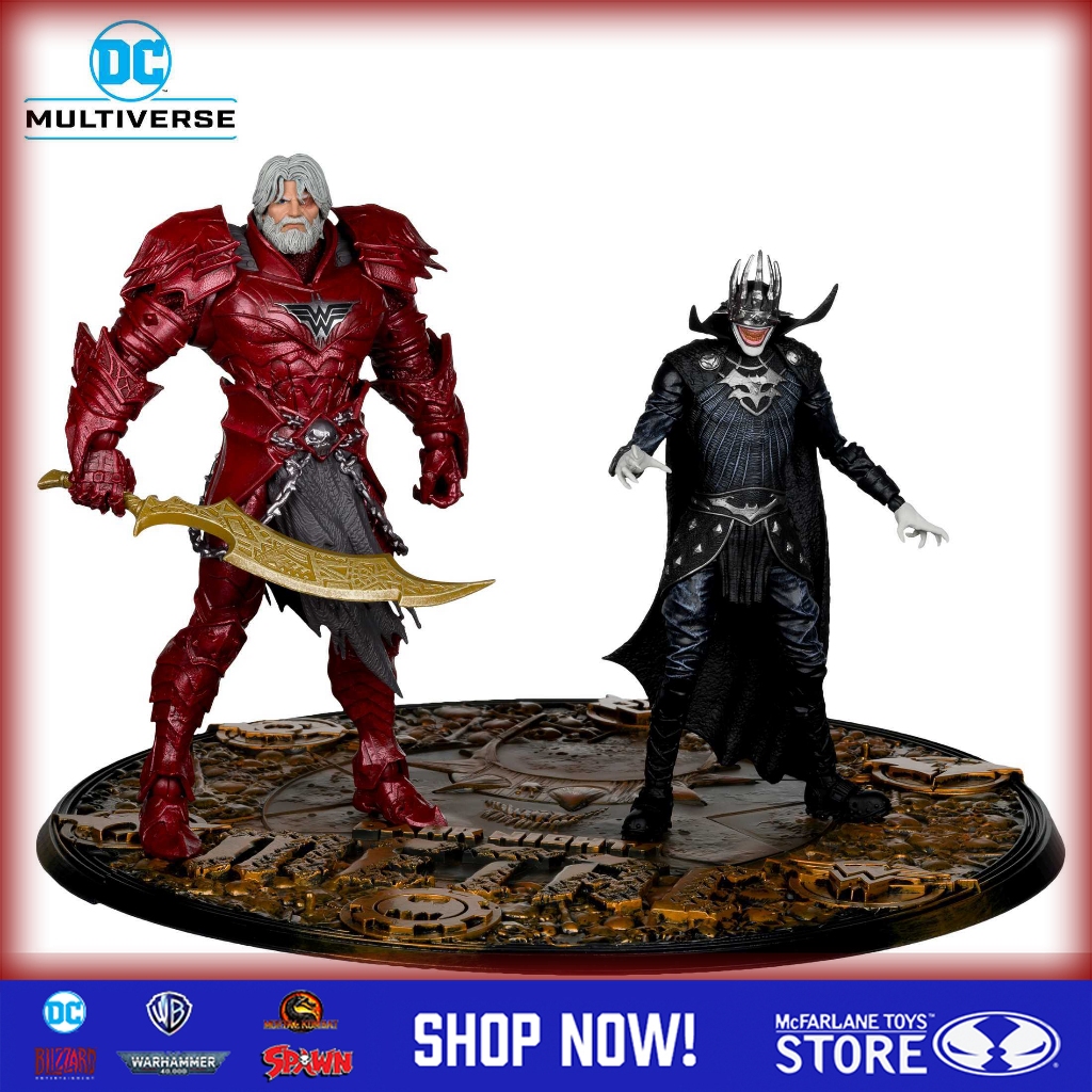 In StockMcFarlane Toys Batman Who Laughs (อัศวินเกราะ) & The Merciless (Dark Multiverse) Action Figure 7 นิ้ว