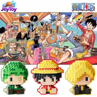 JoyToy ตัวละครวันพีซ บล็อกตัวต่อการ์ตูน ของขวัญคนชอบอนิเมะ ประกอบง่าย น่ารัก