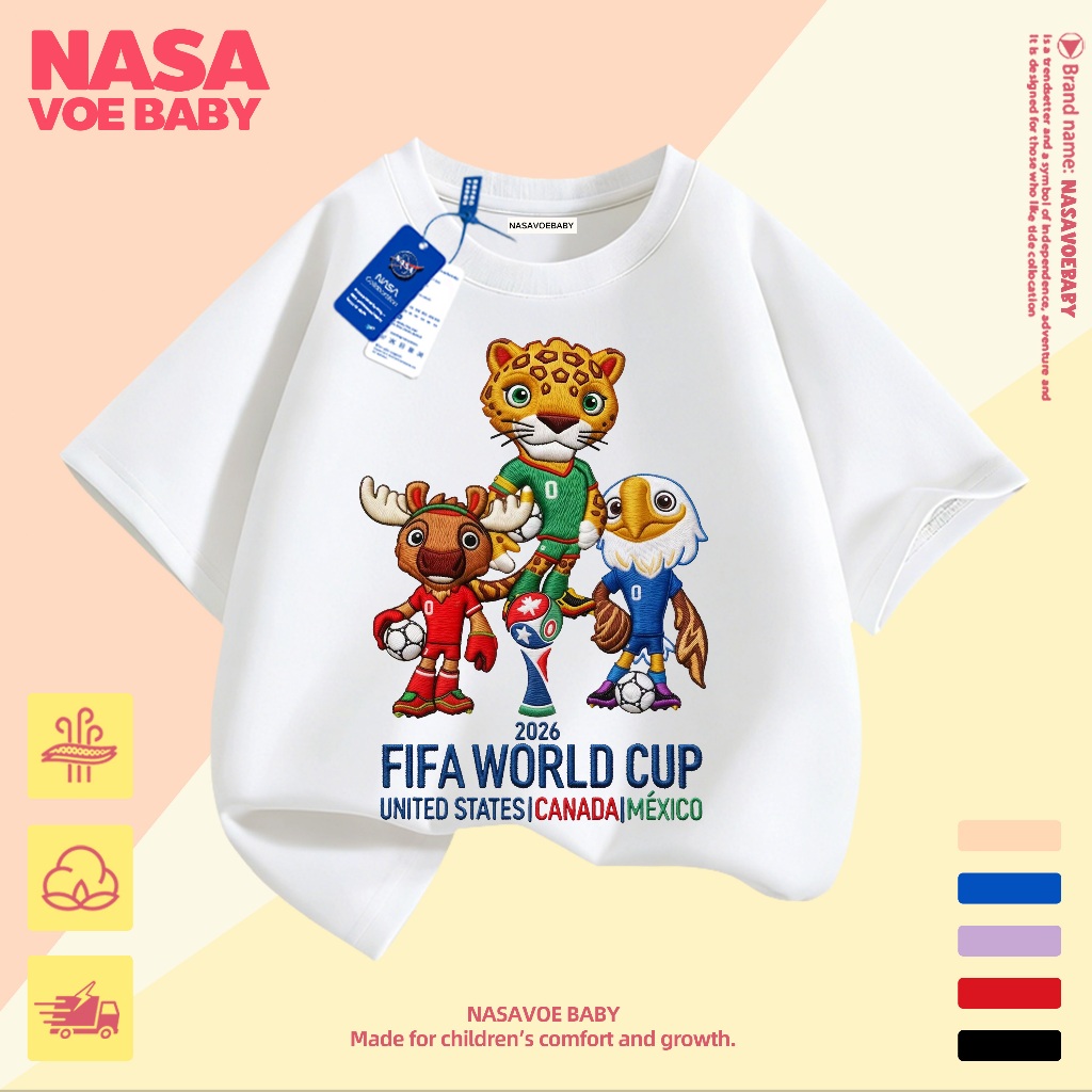 【ส่งเร็ว 24ชม】 เสื้อยืดเด็ก ลาย Buzz Lightyear นสดใส ไม่ต้องรีด จัดส่งจากไทย