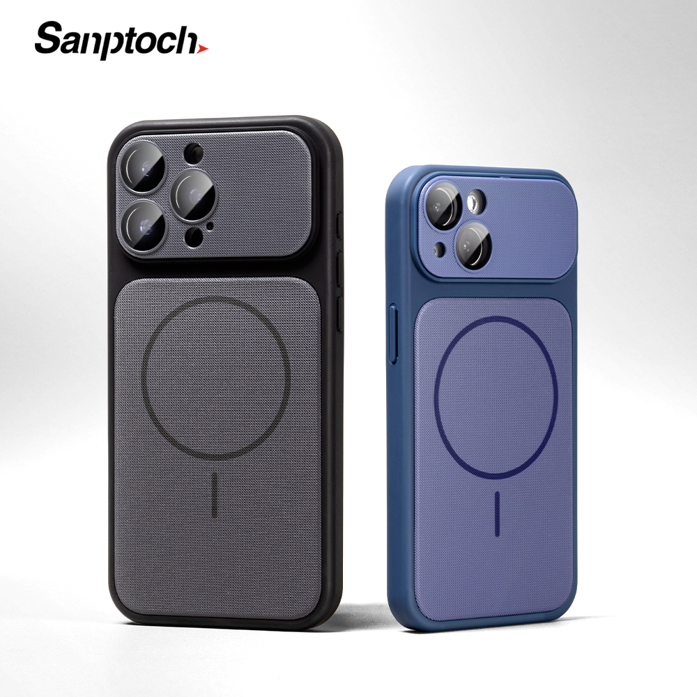 Sanptoch สําหรับแม่เหล็ก Matte ทอเคสโทรศัพท์สําหรับ iPhone 17 16 15 14 13 Pro Max Premium กันกระแทกปกหลังสําหรับ iPhone 16 15 14 Plus ปลอกป้องกันผิว