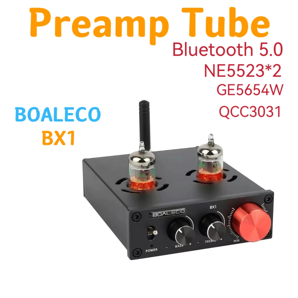 BOALECO BX1 บลูทูธ Fever Preamplifier หลอด GE5654W Lossless HIFI ถุงน้ําดี Preamplifier