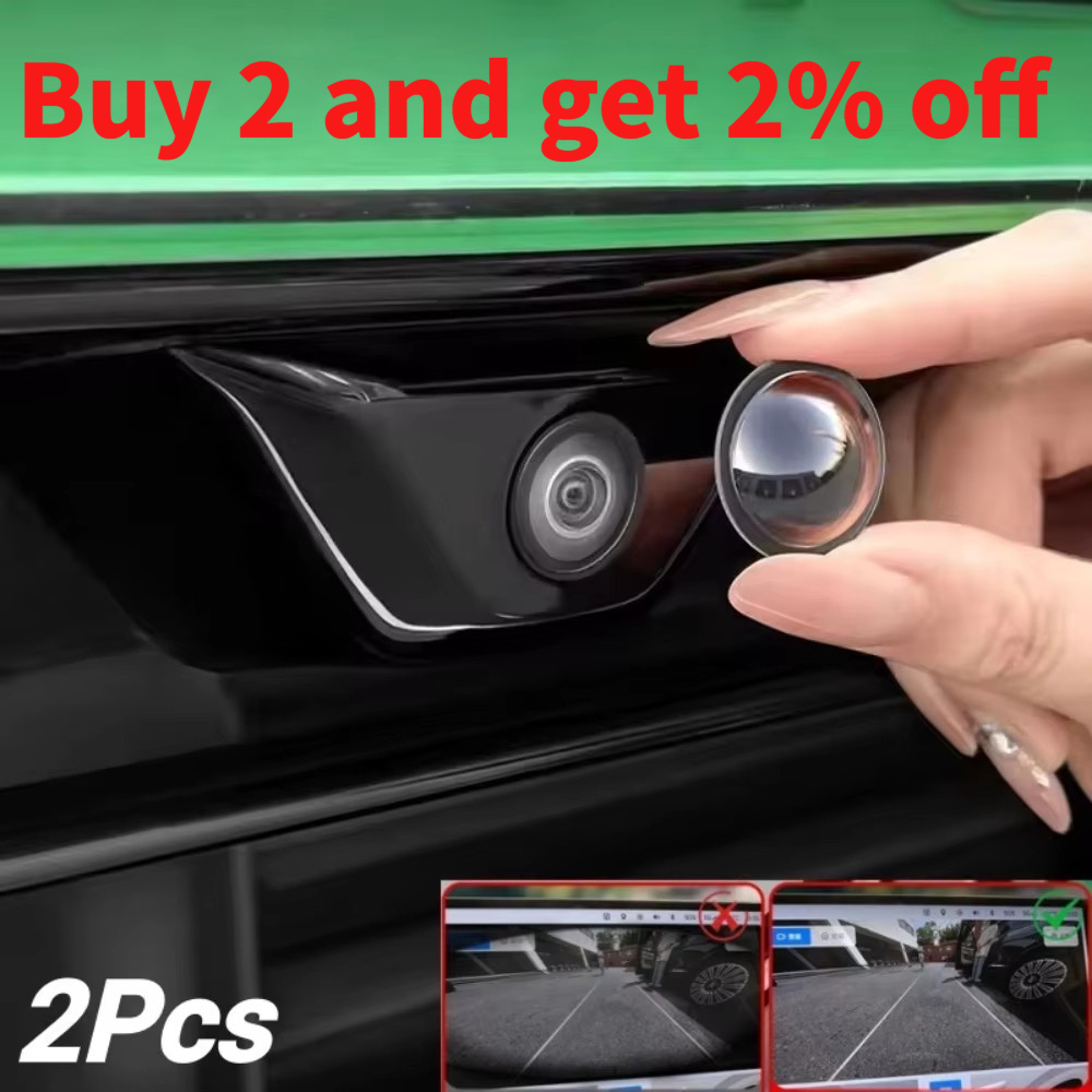 2PCS ใหม่ ฝาครอบเลนส์กล้อง สําหรับ 360° รถย้อนกลับ กันฝุ่นและกันฝน ฝาครอบกระจกมองหลัง ฝาครอบกล้องสํารอง 汽车无线摄像头罩