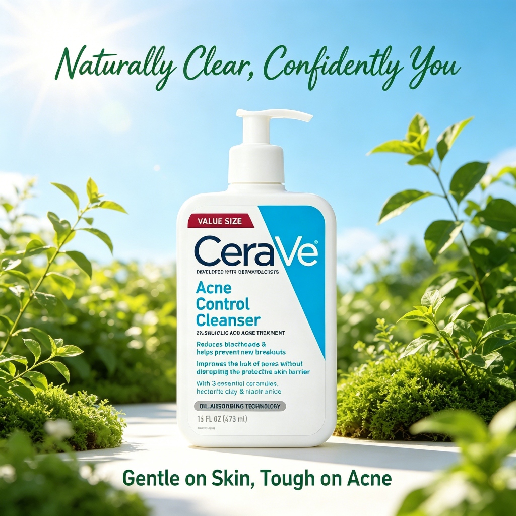 Fight Breakouts & Purify Pores with CeraVe Acne Cleanser 473ml