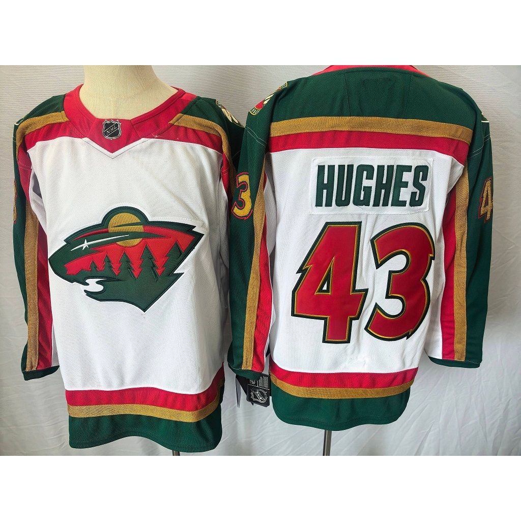 NHL Hockey Jersey Hockey Jersey Wilderness Team Home Hockey Jersey ปักชุดกีฬาแขนยาวแบบอเมริกัน