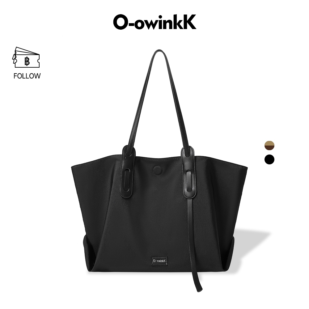 O-owinkK Lumarc Bag กระเป๋าถือผ้าผู้หญิง ดีไซน์มินิมอล กันน้ำ ความจุใหญ่ ทนทาน ใช้งานประจำวัน