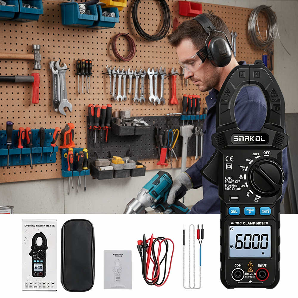 ZLLJMETER SK203 Maintenance Special Clamp Multimeter AC DC Dual Purpose เครื่องมือวัด