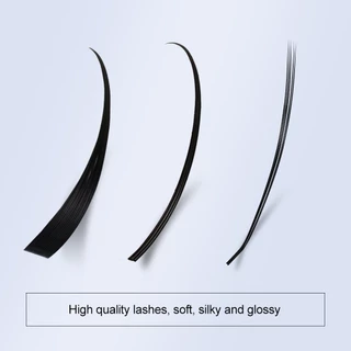NATUHANA Eyelash Extension เปียกดูคอสเพลย์ Wispy Eyelashes Fluffy Premium Soft False Lashes เครื่องมือแต่งหน้า