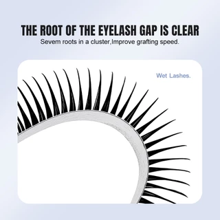 NATUHANA Eyelash Extension เปียกดูคอสเพลย์ Wispy Eyelashes Fluffy Premium Soft False Lashes เครื่องมือแต่งหน้า