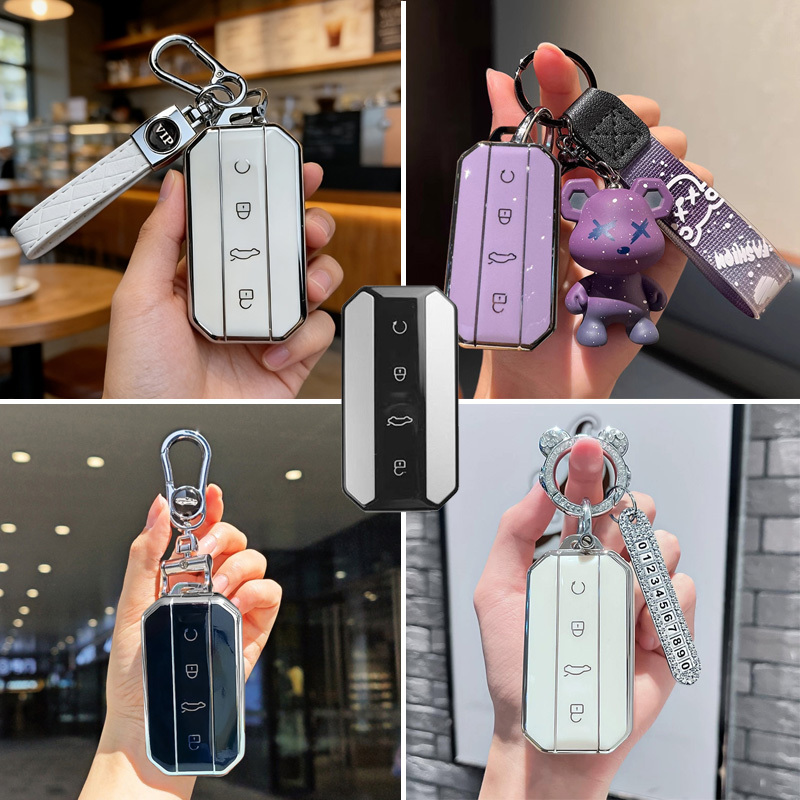 (พร้อมส่ง) JAECOO 5 EV เคสกุญแจเหมาะสำหรับ JAECOO 5 EV พวงกุญแจ เคสป้องกันรอยกุญแจ