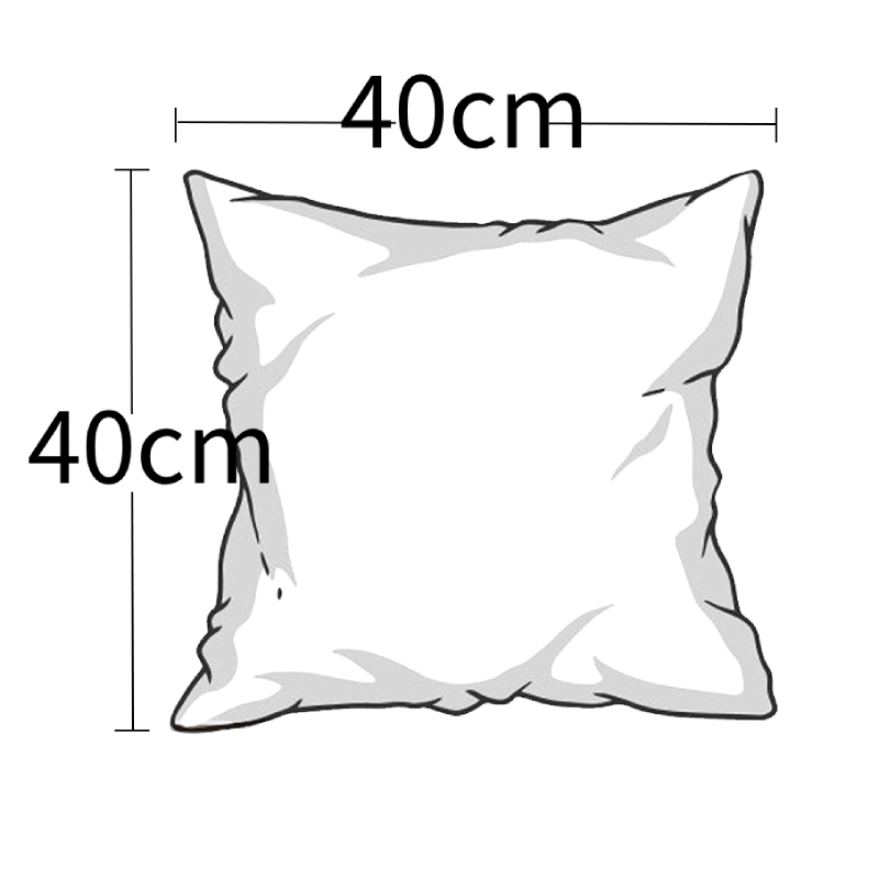 ปลอกหมอน 40X40cm ผ้าพิเก้ยืด รูปที่ 2