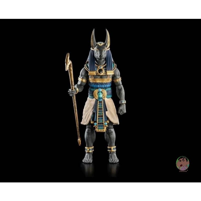 Four Horsemen Studio Figura Obscura Anubis (Black and Blue Ver.) Action Figure