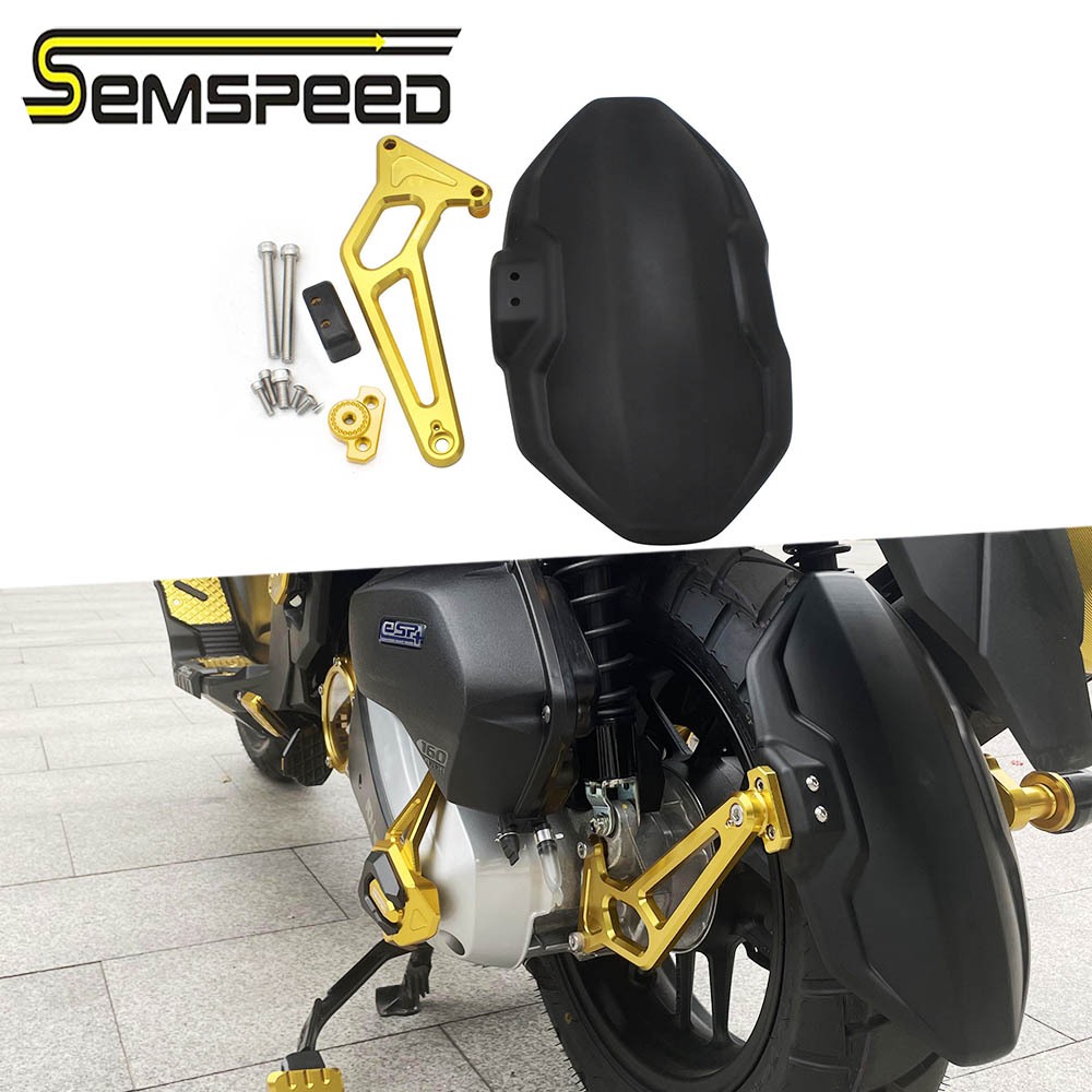 SEMSPEEDMotorcycle สําหรับ Honda PCX160 ADV 160 ADV160 2021-2026 ด้านหลัง Fender Mudguard ยาง Hugger