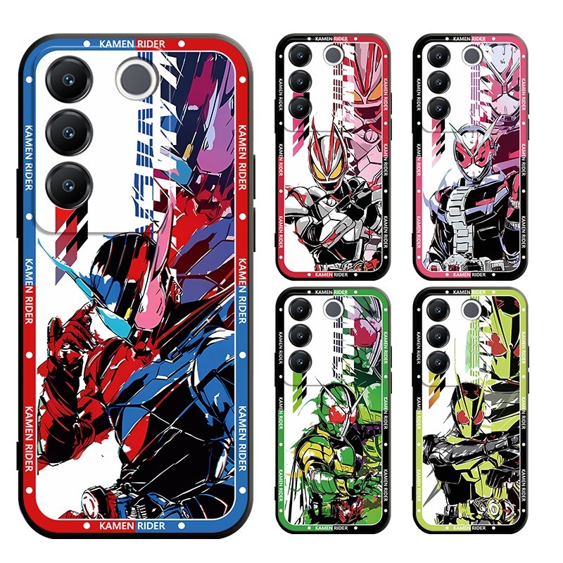 สําหรับVivo V27 V27E V25 V25E V11 V11i V15 V17 V19 NEO PRO 1804 1819 5G Kamen Riderปลอกนุ่มกรณี