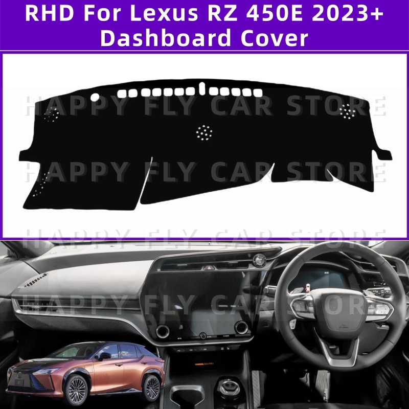 เหมาะสําหรับ RHD LEXUS RZ450E RZ300E 2023-NOW รถ Anti-Slip Dashboard Cover หลีกเลี่ยง Light Pad เครื