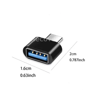 อะแดปเตอร์ Mini Type-C เป็น USB 3.0 USB-C ชาย OTG A ตัวเชื่อมต่อข้อมูลหญิงสําหรับแล็ปท็อปโทรศัพท์ MacBook