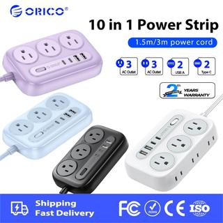 ORICO US Plug - Power Strip 1.5M/3M/4.6M Extension Cord With USB Power Outlet Multi Plug Socket（OG-US）