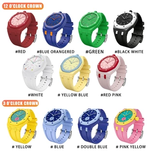 เหมาะสําหรับเคสเซรามิกดัดแปลง AP Swatch co สายซิลิโคน/เซรามิก เคส Swatch ในตัว[ไม่มีนาฬิกาพก]