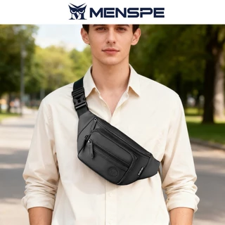 Menspe Mens Chest Bag กระเป๋าคาดเอว Crossbody Bags Messenger Bag Fashion Sports Bag School Large Capacity Shoulder Mens Bags College Style Outdoor Sports Bags For Men