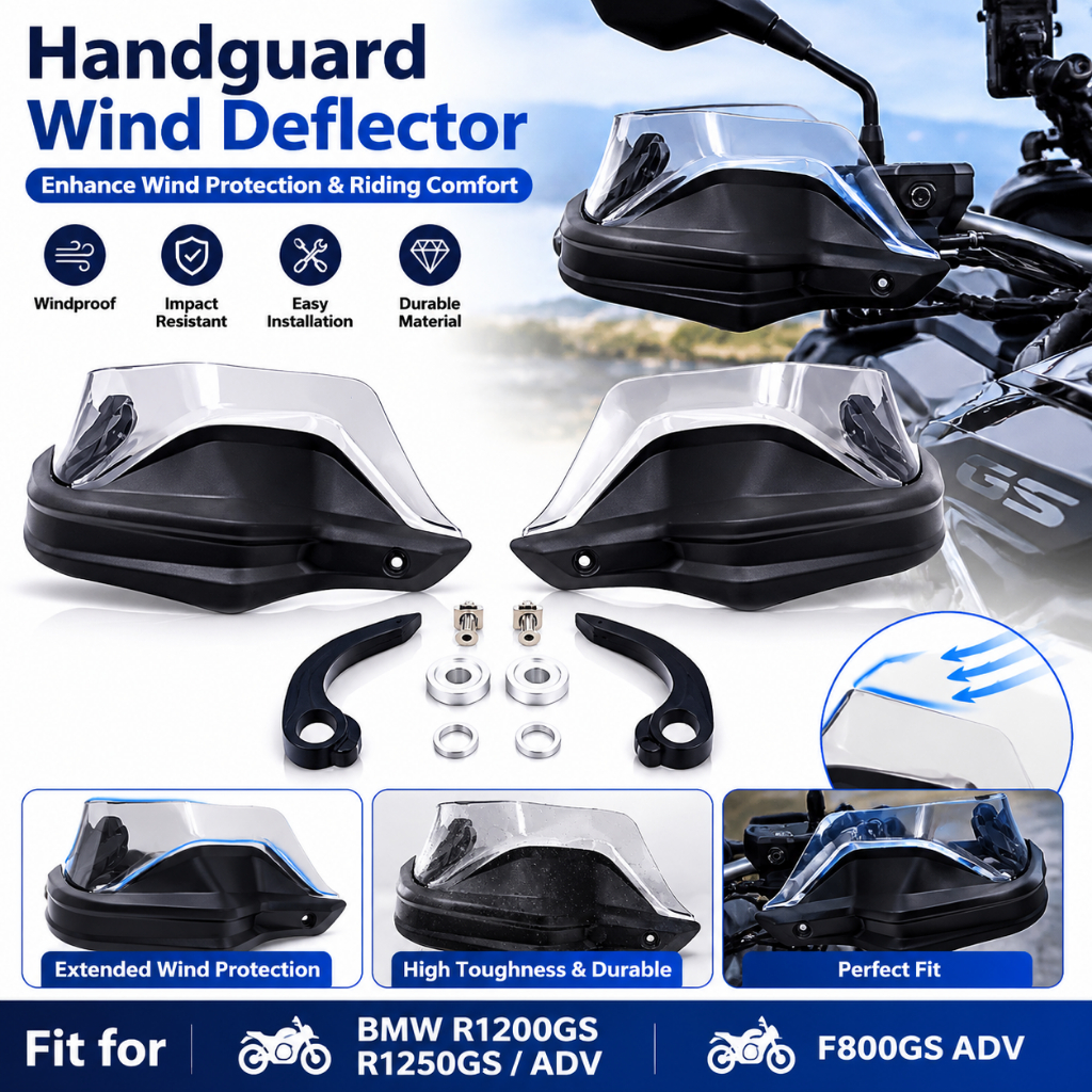 แฮนด์การ์ดตัวเบี่ยงลมสําหรับ BMW R1200GS R1250GS ADV F800GS ADV