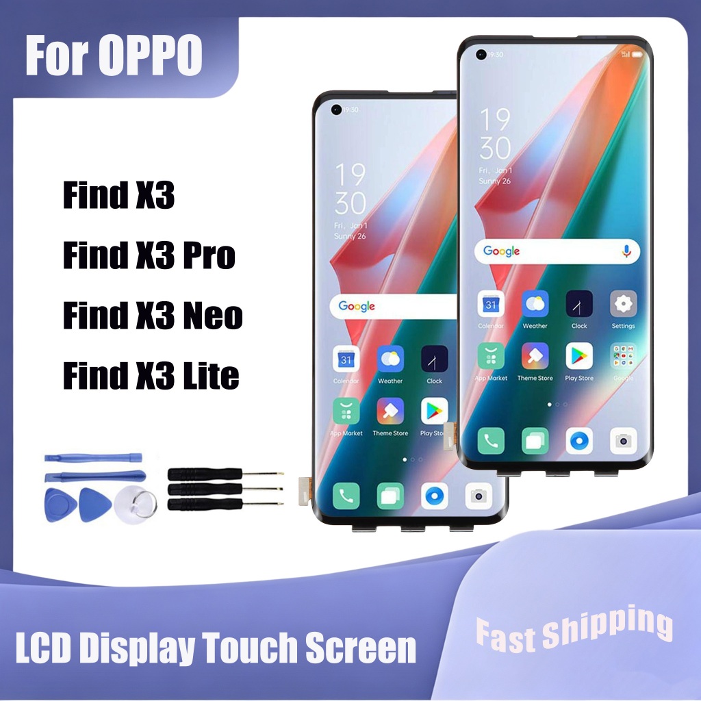 สําหรับ OPPO ค้นหา X3 X3 Pro X3 Neo X3 Lite จอแสดงผล LCD Touch Screen Digitizer Assembly Replacement Parts