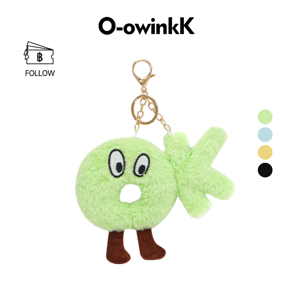 O-owinkK ตุ๊กตาตัวอักษรOK น่ารัก พวงกุญแจ ติดกระเป๋า ของขวัญ