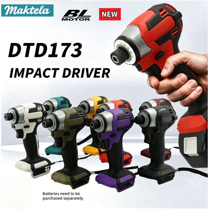 dtd173 18โวลต์ ไม่มีแปรง สว่านกระแทกไฟฟ้ามินิหมุนไขควงไร้สายไขควงไฟฟ้าเครื่องมือไฟฟ้า