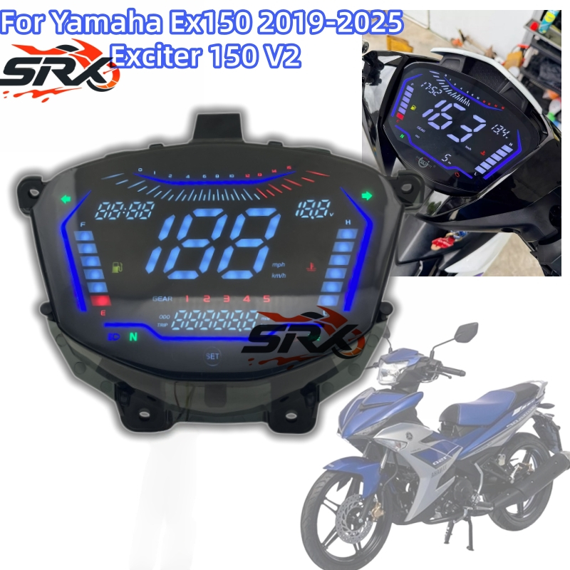 สําหรับ YAMAHA Sniper 150 V2 มาตรวัดความเร็วดิจิตอล LED Meter SNIPER 150 V2/DOUXO/VERSION 2 (2PV-H35