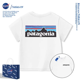 NASA เสื้อยืดเด็ก ผ้าฝ้าย 100% ลายแบรนด์เนมสุดเท่ ระบายอากาศดี เหมาะสำหรับเด็กอายุ 1-12 ปี ใส่ได้ทุกสไตล์