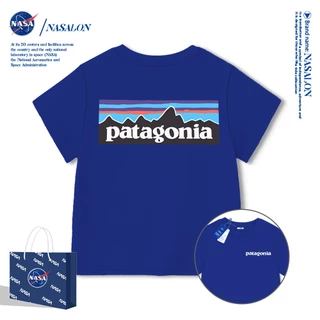 NASA เสื้อยืดเด็ก ผ้าฝ้าย 100% ลายแบรนด์เนมสุดเท่ ระบายอากาศดี เหมาะสำหรับเด็กอายุ 1-12 ปี ใส่ได้ทุกสไตล์
