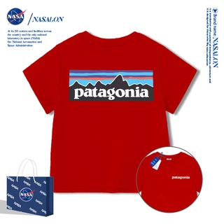 NASA เสื้อยืดเด็ก ผ้าฝ้าย 100% ลายแบรนด์เนมสุดเท่ ระบายอากาศดี เหมาะสำหรับเด็กอายุ 1-12 ปี ใส่ได้ทุกสไตล์