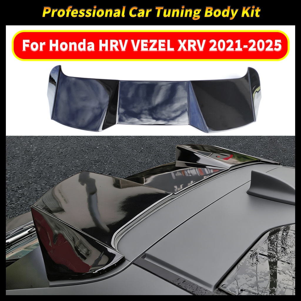Trunkด้านหลังหลังคาสปอยเลอร์ปีกสําหรับHonda HRV VEZEL XRV 2021 2022 2023 2024 2025 Tail Deflector Ai