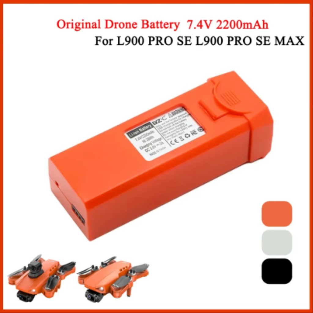 แบตเตอรี่ L900 PRO SE MAX Drone แบตเตอรี่ 7.4V 2200 mAh Drone L900 SE MAX Drone อุปกรณ์เสริมสําหรับ 