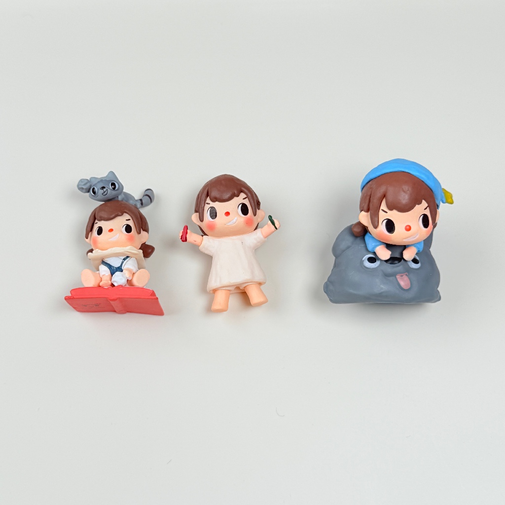 เครื่องประดับตั้งโต๊ะคนดาวการ์ตูนตกแต่งเดสก์ท็อปสาวร้องไห้น่ารัก