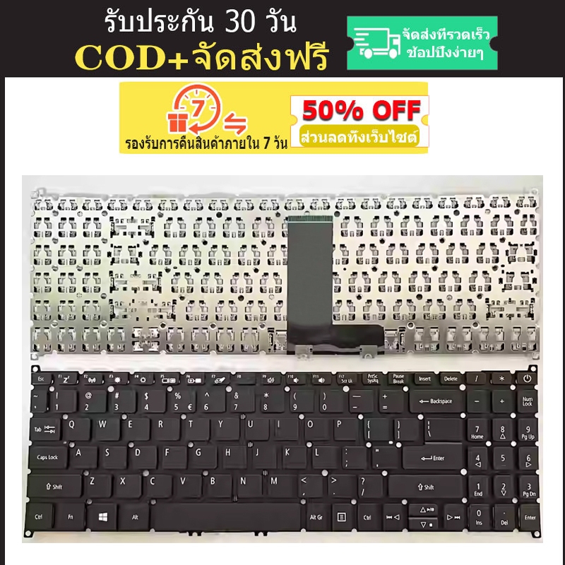 แป้นพิมพ์แล็ปท็อปใหม่สําหรับ Acer N19C1 N19C3 N19H1 N20C5 N20C13 ไม่มีแบ็คไลท์ \ พร้อมแบ็คไลท์