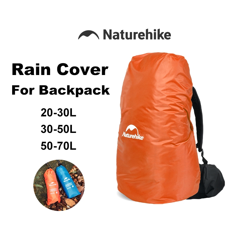 Naturehike กระเป๋าเป้สะพายหลัง Rain Cover 50L 70Lขนาดใหญ่ความจุ Rain Cover Camping เดินป่ากระเป๋าเป้สะพายหลังฝุ่นขี่กระเป๋าเป้สะพายหลัง Rain Cover NH15Y001-Z