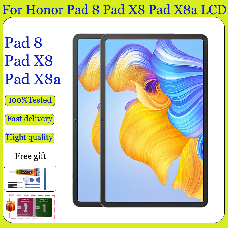 ต้นฉบับสําหรับ Honor Pad 8 Pad X8 Pad X8a จอแสดงผล LCD หน้าจอสัมผัสเปลี่ยน